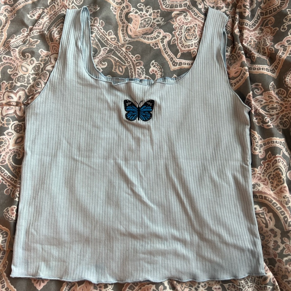 butterfly crop top
